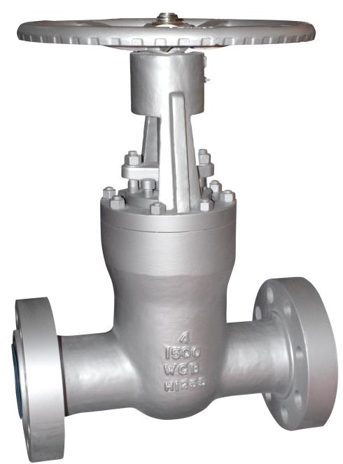 Power station gate valve