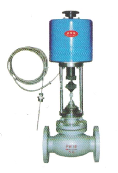 Visual electronic temperature control valve