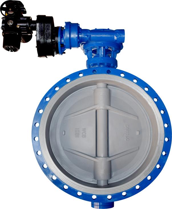 Electric flange butterfly valve