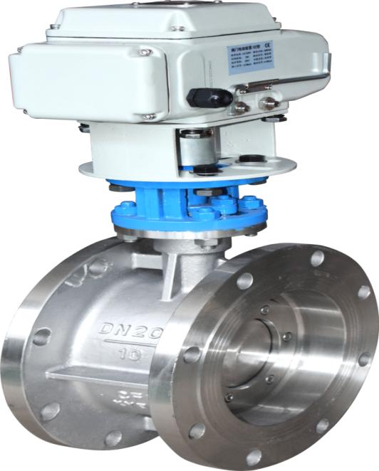 Electric flange butterfly valve