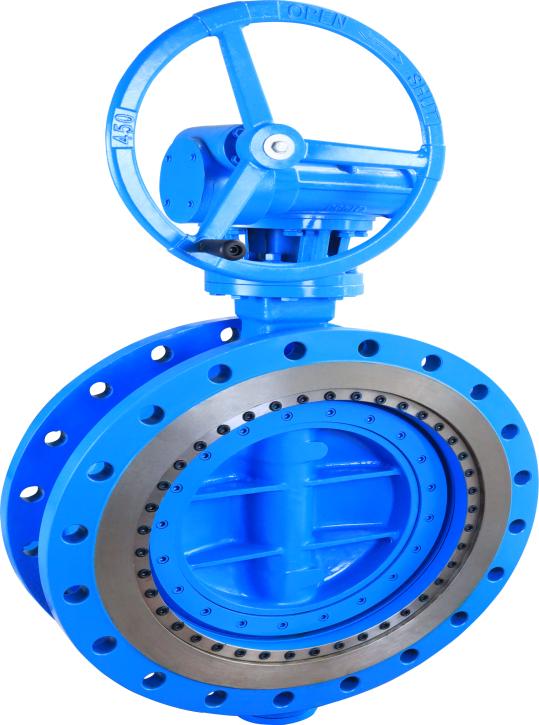 Bidirectional pressure flange butterfly valve