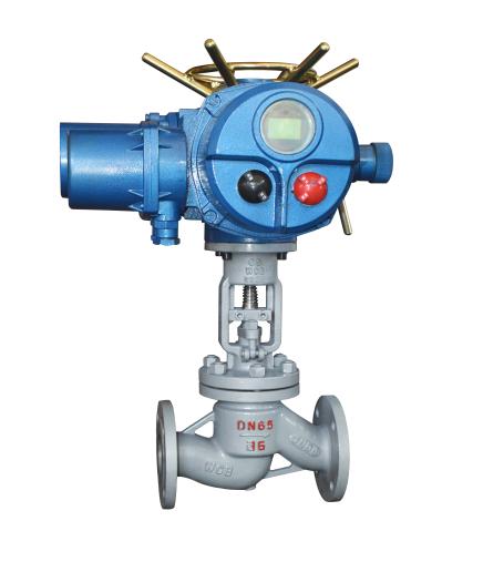 Electric flange golbe valve