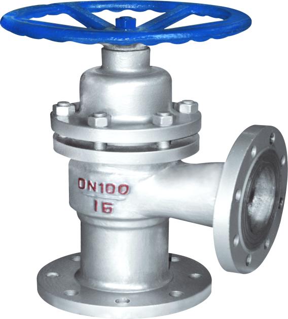 Plunger angle globe valve