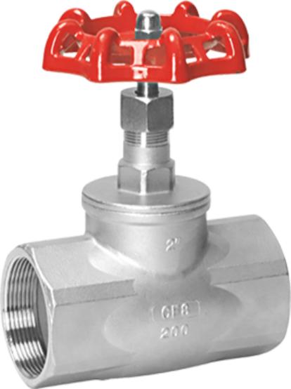 Screw thread globe valve