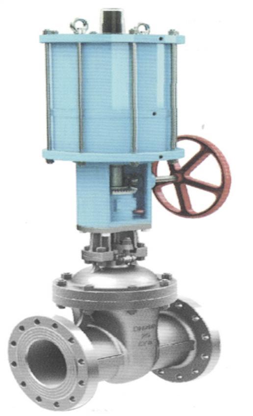 Pneumatic gate valve