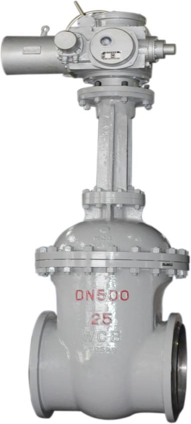 Electric flange gate valve